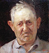 VECCHIO ELBANO, dipinto di Luciano Regoli